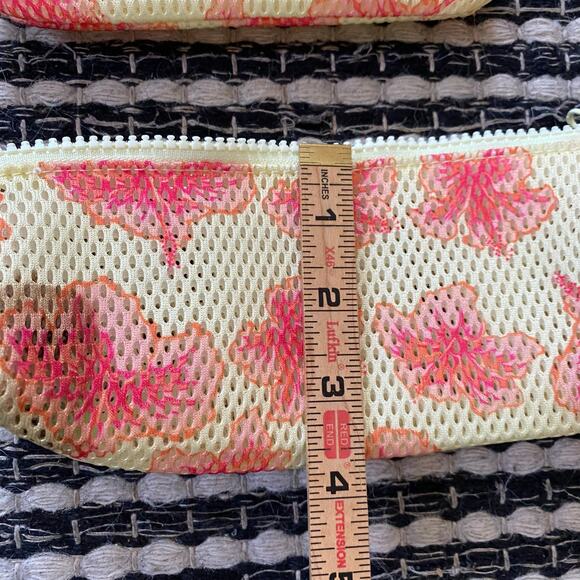 🌿Dagne Dover Hunter Yellow Floral 3 Piece Makeup Toiletry Bags - Picture 15 of 16